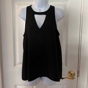 Leith Black sleeves top XS